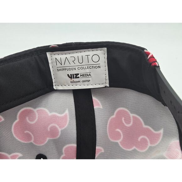 Naruto Shippuden Akatsuki Red Cloud All Over Print Snapback Hat One Size - Picture 5 of 7